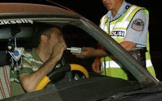 55 Alkollü sürücünün ehliyetine el konuldu
