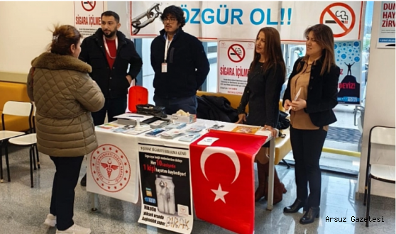 Sigara Bağımlılığına Karşı Arsuz’da Güçlü Bir Mesaj