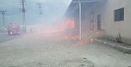 Arsuz'da Zeytin Yağı Fabrikasında Yangın